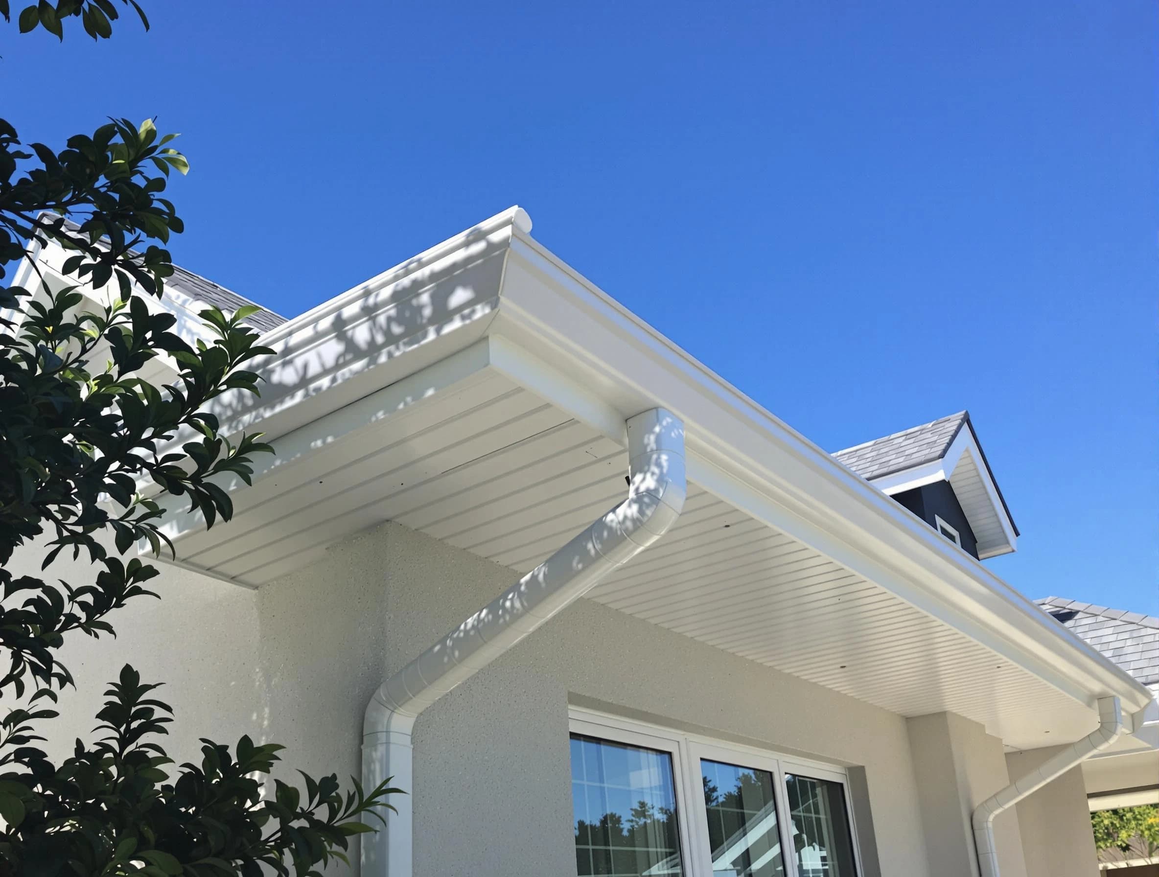 Custom-fit rain gutter system by North Royalton Roofing Company in North Royalton, OH