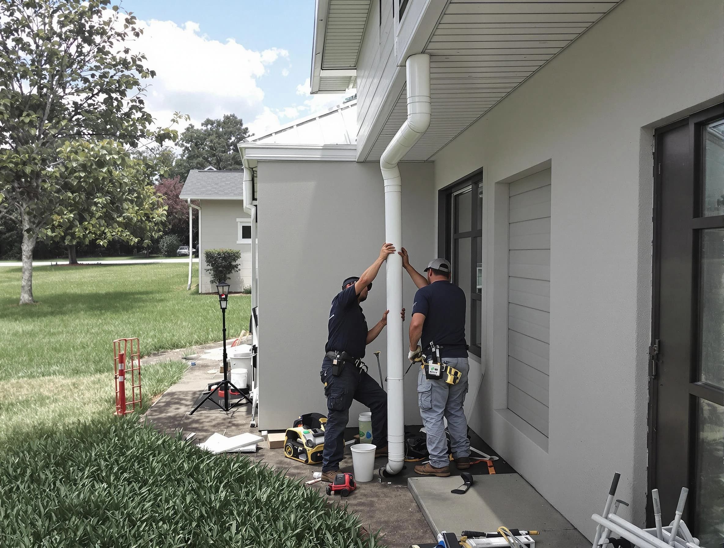 Downspout Installation in North Royalton